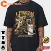 LeBron James Vintage 90s Bootleg Classic T-Shirt Design