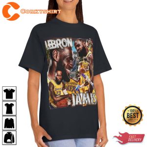 Lebron James Lakers Los Angles Gift for Basketball Lover Unisex T-Shirt