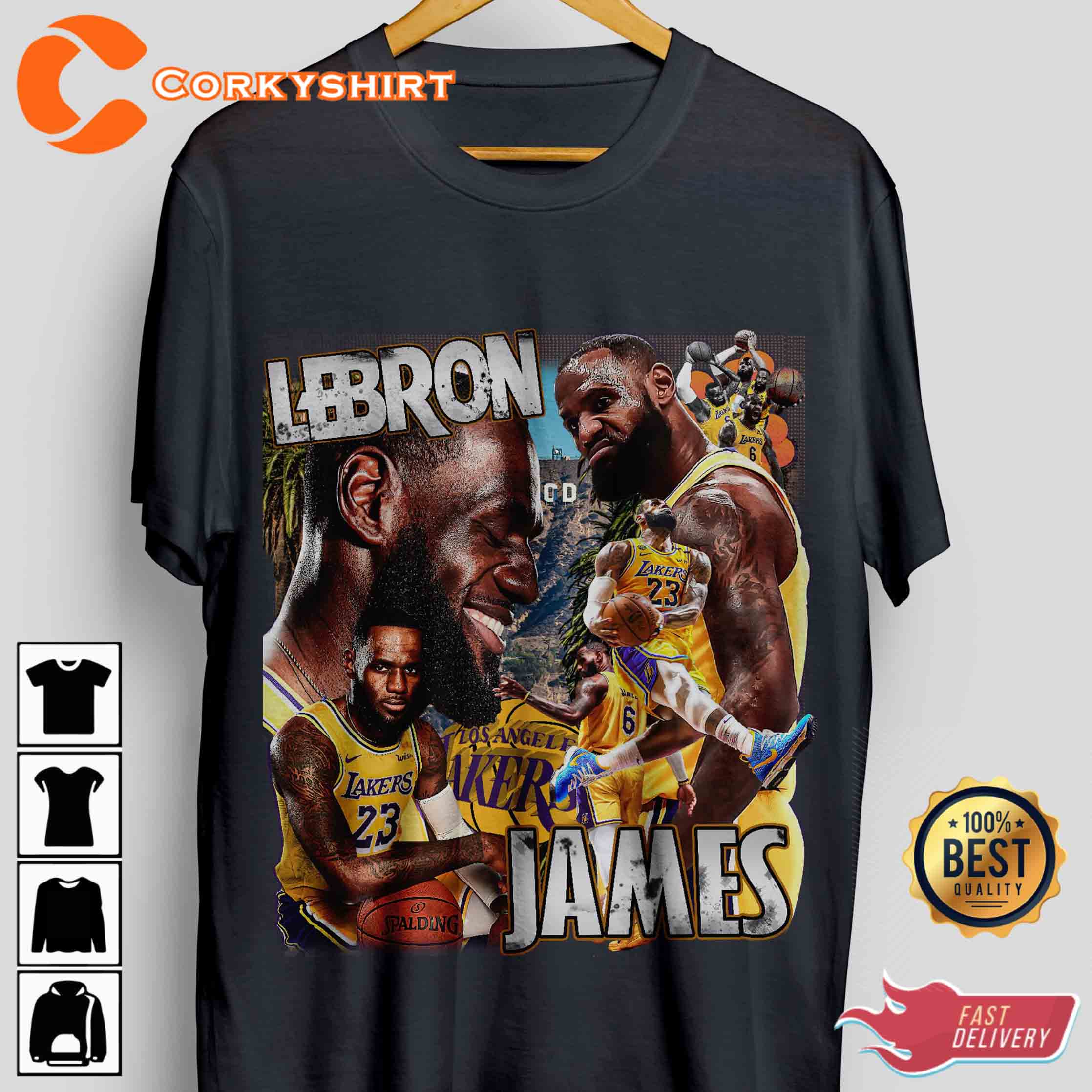 Nike x Lebron James Embroidered Shirt, Los Angeles Lakers Embroidered Shirt,  NBA Embroidered Shirt - Small Gifts Great Love