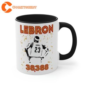 Lebron James Scoring Title Unique Basketball Lakers Graphic Mug