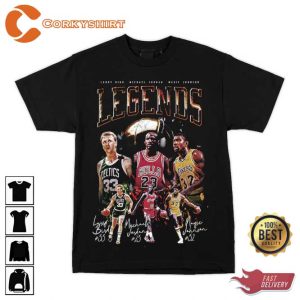 Legends Bird Jordan And Johnson Graphic Tee