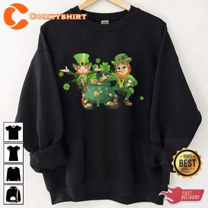 Leprechaun Griddy Dance St Patrick's Day Irish Shirt