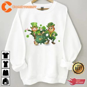 Leprechaun Griddy Dance St Patrick's Day Irish Shirt