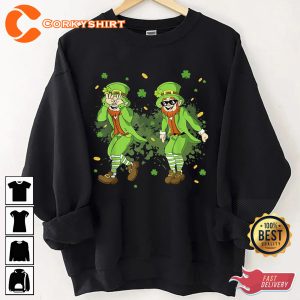 Leprechaun Griddy Dance St Patrick's Day Lucky Shirt