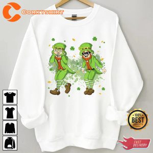 Leprechaun Griddy Dance St Patrick's Day Lucky Shirt