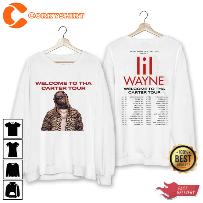 Lil Wayne Rapper 2023 Tour Shirt Welcome To Tha Carter Tour Shirt (1)