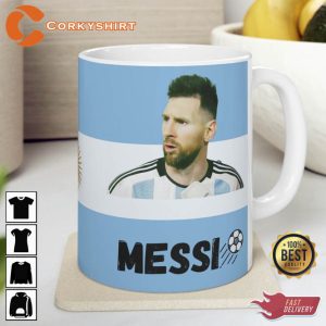 Lionel Messi Argentina Que Mira Bobo World Cup Mug