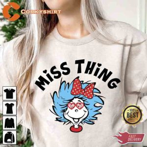 Little Miss Thing One Dr Suess T-shirt1