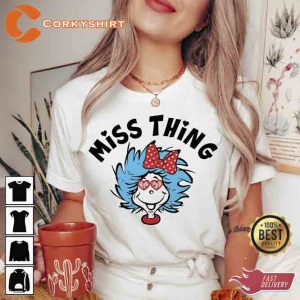 Little Miss Thing One Dr Suess T-shirt2