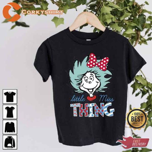 Little Miss Thing Seuss Day Student Shirt