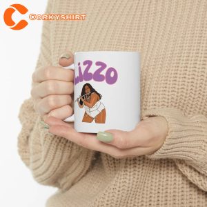 Lizzo Playing Flute Gift for Fan Ceramic Mug