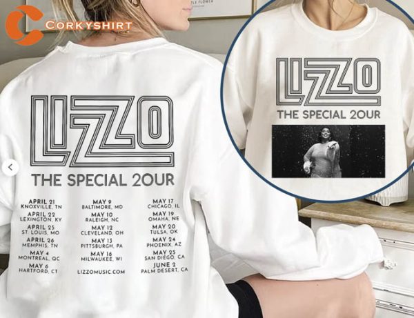 Lizzo Tour 2023 The Special Two Sides T-Shirt