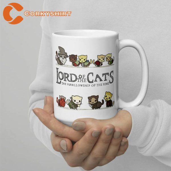 Lord Of The Cats The Fellowship of the Ring Mug