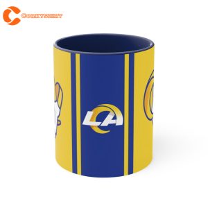 Los Angeles Rams Logo Football Mug