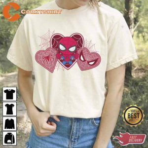 Love Spiderman Hearts Valentine Shirt1