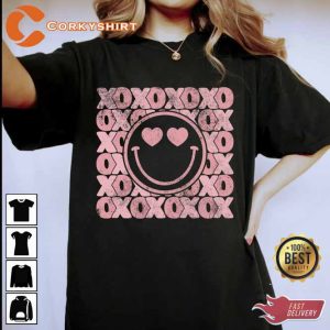 Love XOXO Heart Tee Valentines Day T-shirt 3