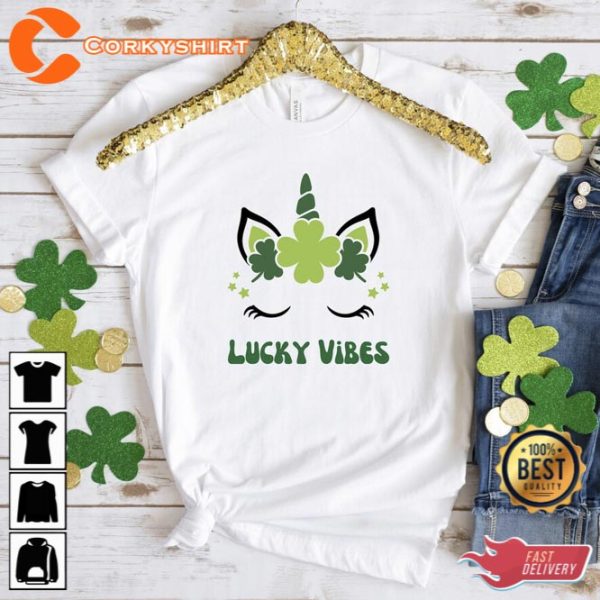 Lucky Vibes St Pattys Day Irish Shirt