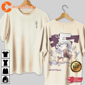 Luffy Gear 5 Unisex Vintage Anime T-Shirt