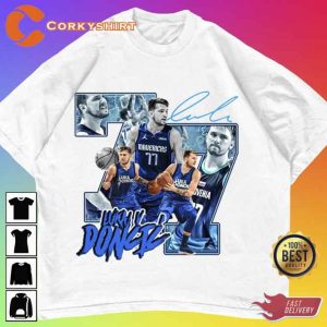 Luka Doncic 77 Dallas Mavericks Basketball T-Shirt
