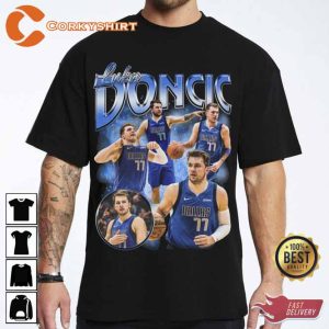 Luka Doncic Dallas Mavericks Basketball Style Tee 4