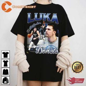Luka Doncic Luka 77 Basketball T-Shirt 3