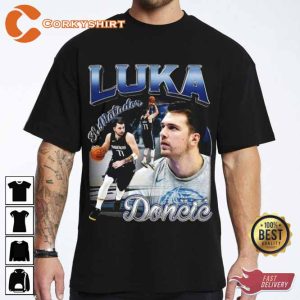 Luka Doncic Luka 77 Basketball T-Shirt 4