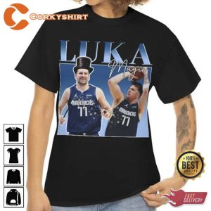 Luka Doncic Magic Bootleg 90s T-shirt 3