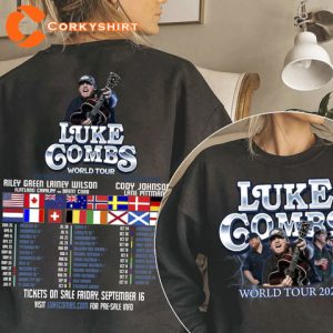 Luke Combs 2023 World Tour Country Music Shirt