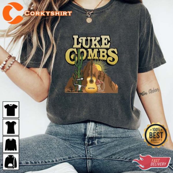 Luke Combs Vintage Shirt Western Cowboy