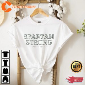 MSU Michigan State University Msu Spartan Strong Sweatshirt (4)
