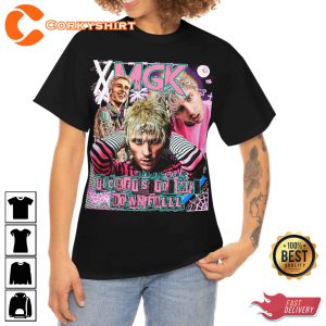 Machine Gun Kelly Unisex MGK fans Gift Hip Hop Rap Tee