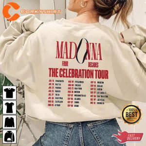 Madonna Queen Of Pop Tee The Celebration Tour Shirt3