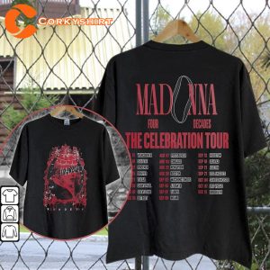 Madonna Queen Of Pop Tee The Celebration Tour Shirt4