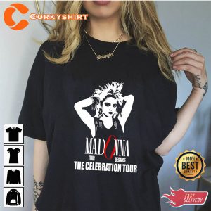 Madonna The Celebration Tour 2023 Queen of Pop Tee