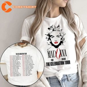 Madonna The Celebration Tour 2023 Madonna Shirts