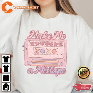 Make Me A Mix Tape Valentines Trendy Vintage Unisex T-Shirt