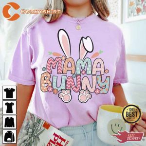 Mama Bunny Baby Bunny T-shirt1