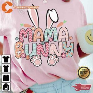 Mama Bunny Baby Bunny T-shirt4