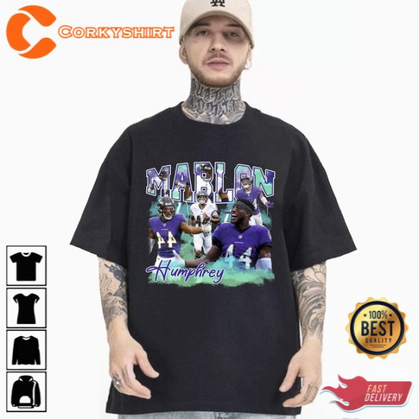 Marlon Humphrey Vintage 90s Marlon Humphrey Bootleg Unisex Shirt