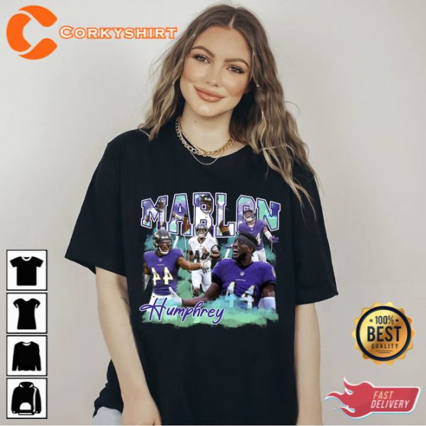 Marlon Humphrey Vintage 90s Marlon Humphrey Bootleg Unisex Shirt