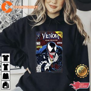 Marvel Venom Vintage Comic Book Cover Shirt Vintage Movie Poster