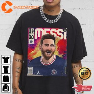Messi Shirt  Graphic Tee Comic Shirt