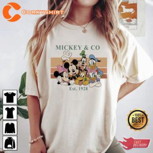 Mickey and Co 1928 Mickey and Friends Shirt