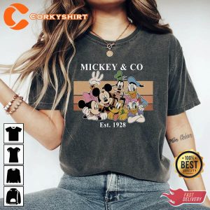 Mickey and Co 1928 Mickey and Friends Shirt