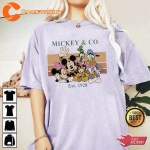 Mickey and Co 1928 Mickey and Friends Shirt3