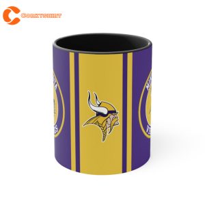 Minnesota Vikings Logo Football Mug