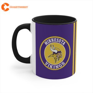 Minnesota Vikings Logo Football Mug