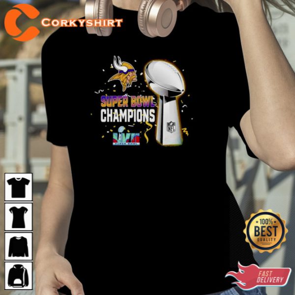 Minnesota Vikings Super Bowl Lvii 2023 Champions Shirt