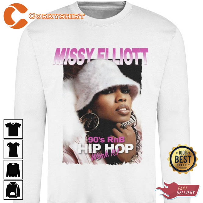 Missy Elliott White Unisex Sweatshirt
