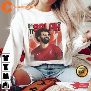 Mohamed Salah Shirt Graphic Tee Comic Rap Shirt